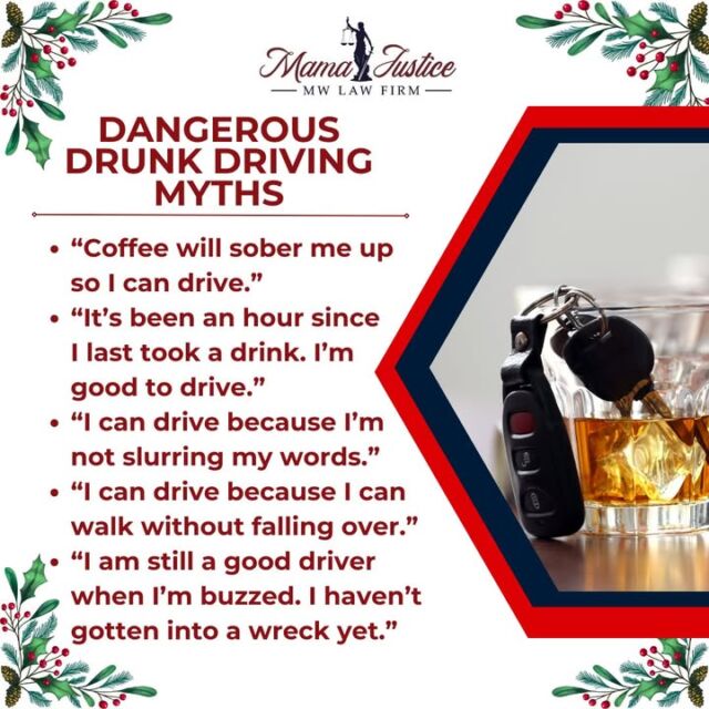 ✨We’d like to take a minute to remind everyone that the best gift you can give to your loved ones is not drinking and driving after tonight’s celebrations. ❤️💙

🚗Designate a sober driver, book a rideshare, or call a taxi because tipsy and drunk driving accidents are 100% preventable, and it starts with you.